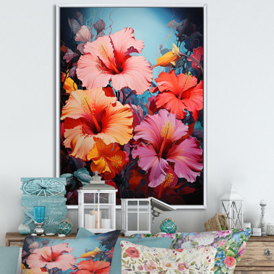Biondi Hibiscus Hibiscus Harmony II sur toile