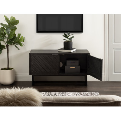 Mezzeta Mango Wood Low TV Stand