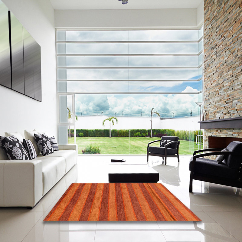 Tapis abstrait moderne 7, Carré 6 pi