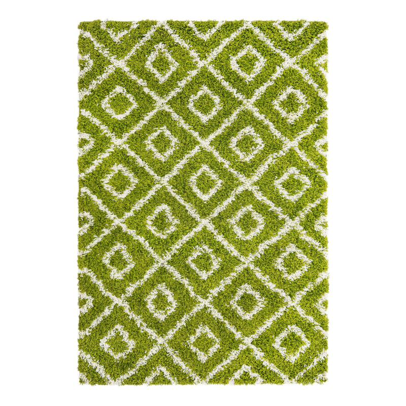 Geometric Indoor Rug, Rectangle 4' x 6'