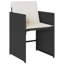 Ensemble repas de patio 9 pièces avec coussins Hokku Designs-244206542-244206541