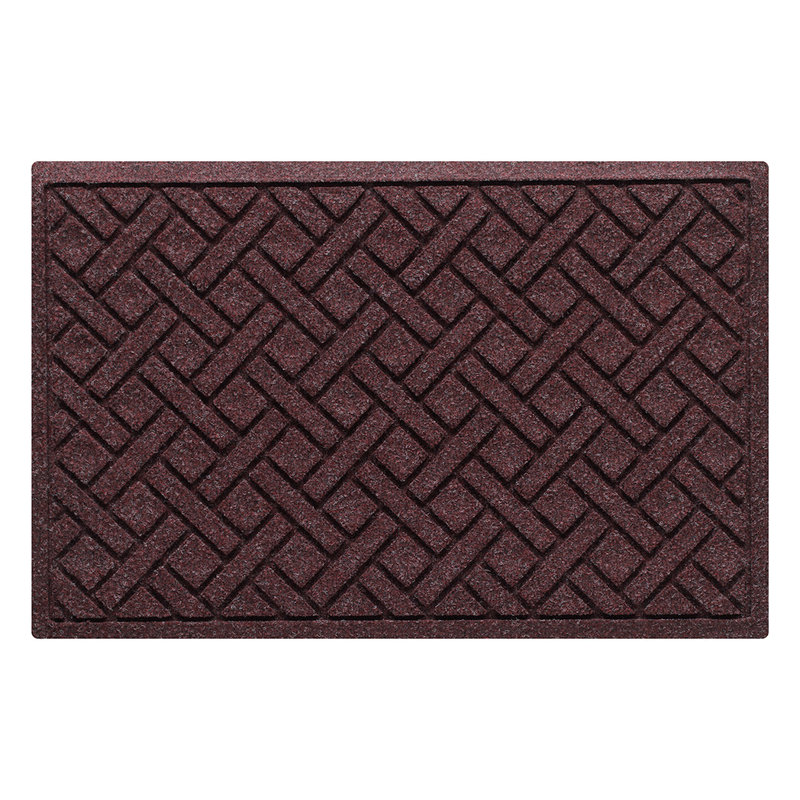 Paillasson intérieur 23 po x 35 po WaterHog® Lattice, H 0,375 po x l 36 po x P 24 po, Bordeaux