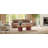 45.3" Oval Wood Coffee Table with Storage