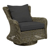 Sag Harbor Swivel Rocking Chair with Cushions 