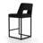 Cindina 26 Inch Fresh Look Upholstered Faux Leather Counter Height Bar Stools With Metal Frame-124553238-109486877