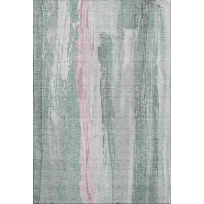 Premium Machine Washable Mayfield AMF1845 Abstract Rug