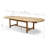 Anautica 10 - Person Teak Patio Dining Set with Oval Table-677694205