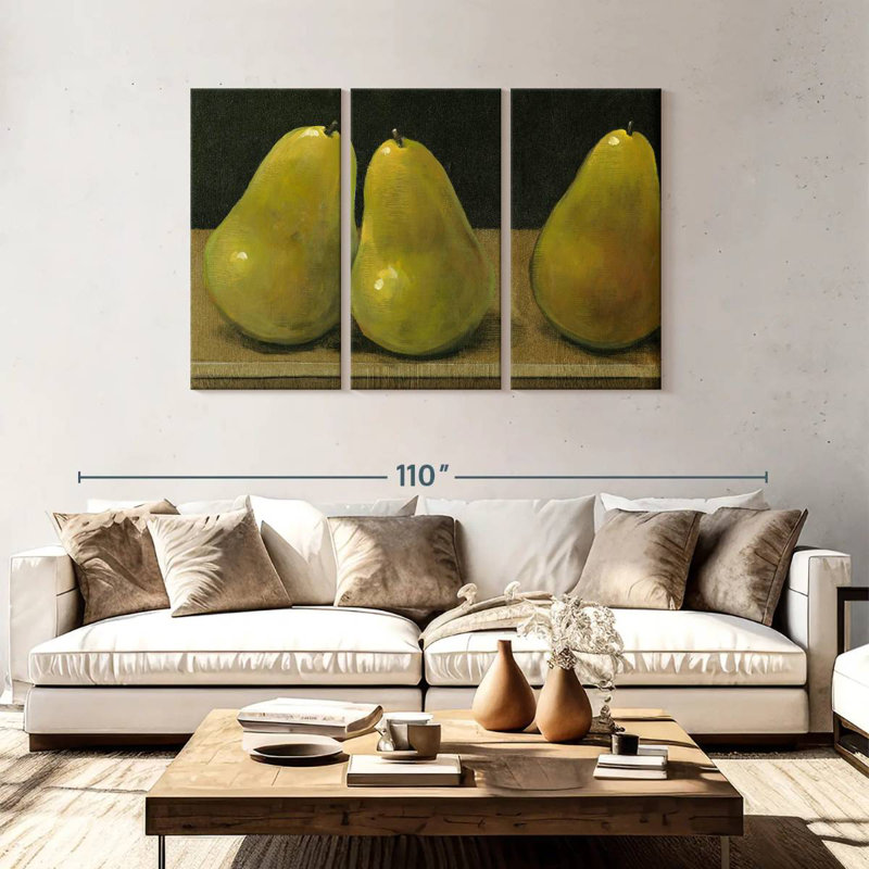 Yarlin Pear Study, 48" H x 74" W