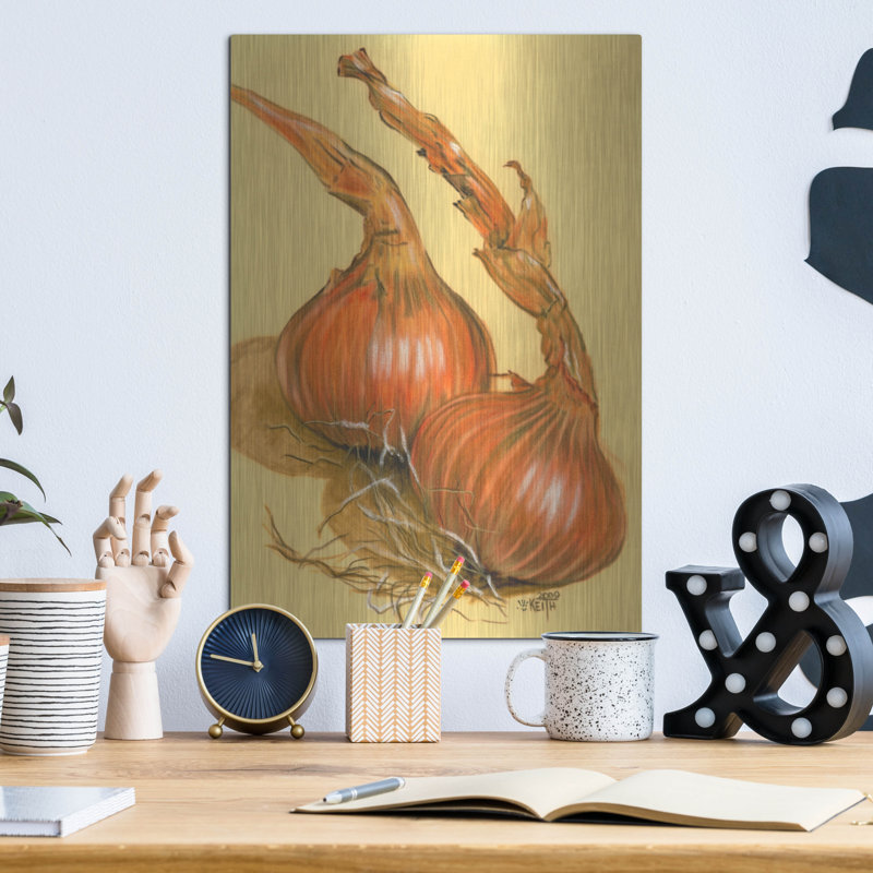 "Oignons espagnol" par Barbara Keith, H 16 po x l 12 po