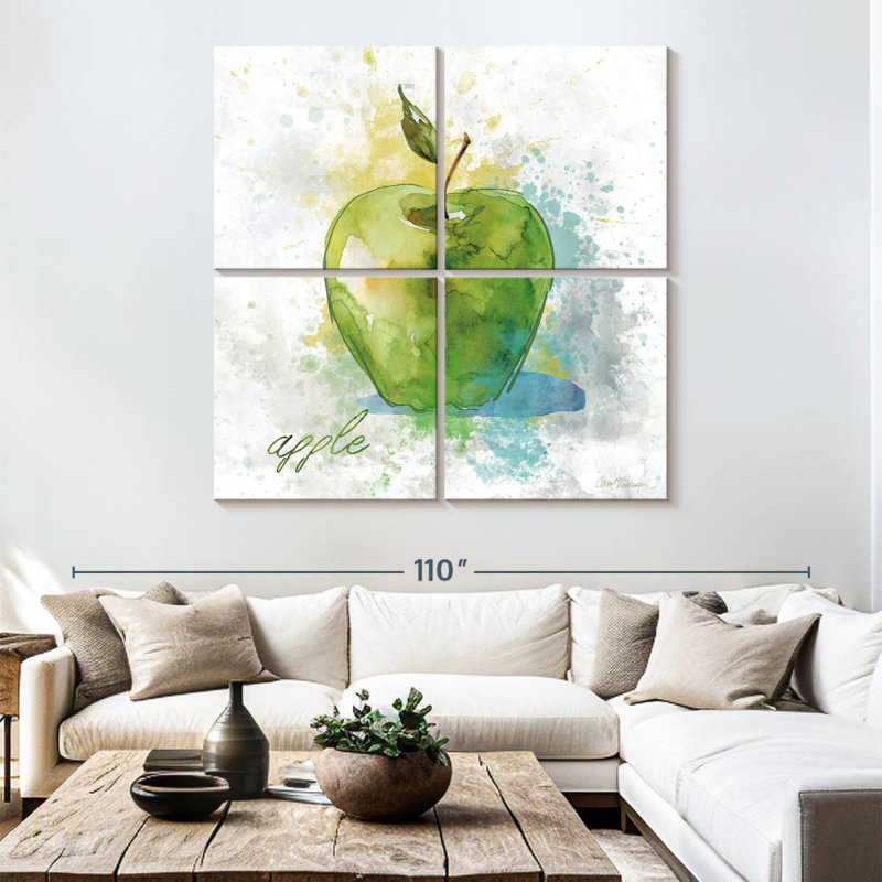Yarlin A Fresh Apple, 74" H x 74" W