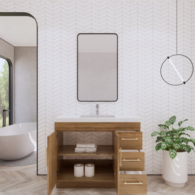 Ensemble de meuble-lavabo simple 42 po Eliza