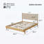 Lit plateforme élégant en bois avec tête de lit, durable et élégant-1756086923-1756086920