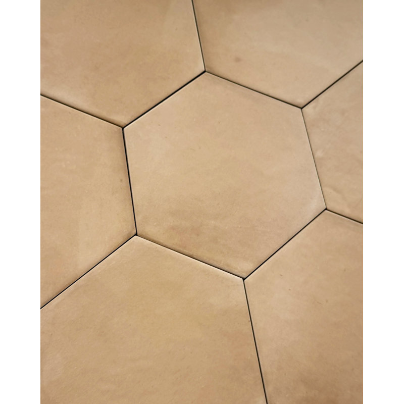 Paille hexagonale TerraClay, Beige