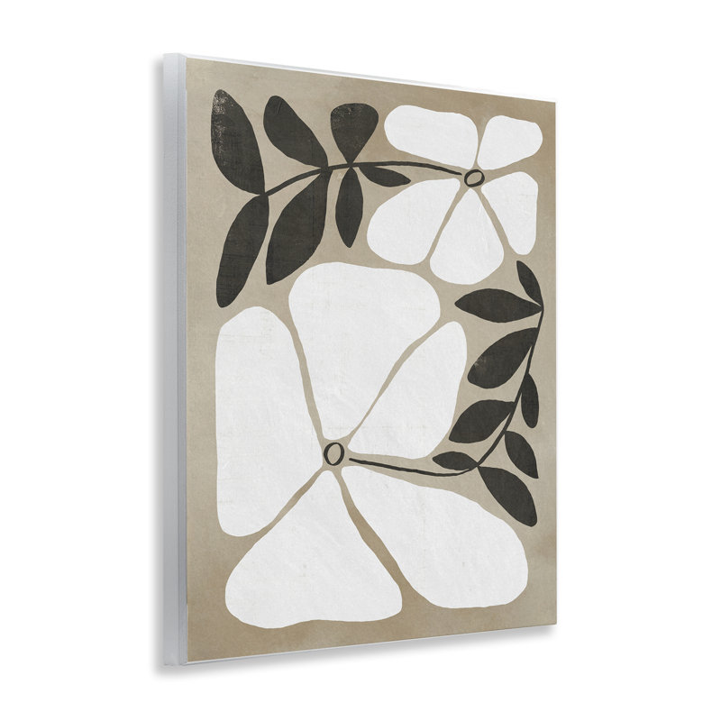 Plaque murale Oblong Boho Flowers, design par Victoria Barnes