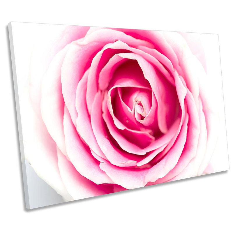 Rose Floral Petals - Wrapped Canvas Art Prints, 91.4cm H x 137.2cm W x 4cm D