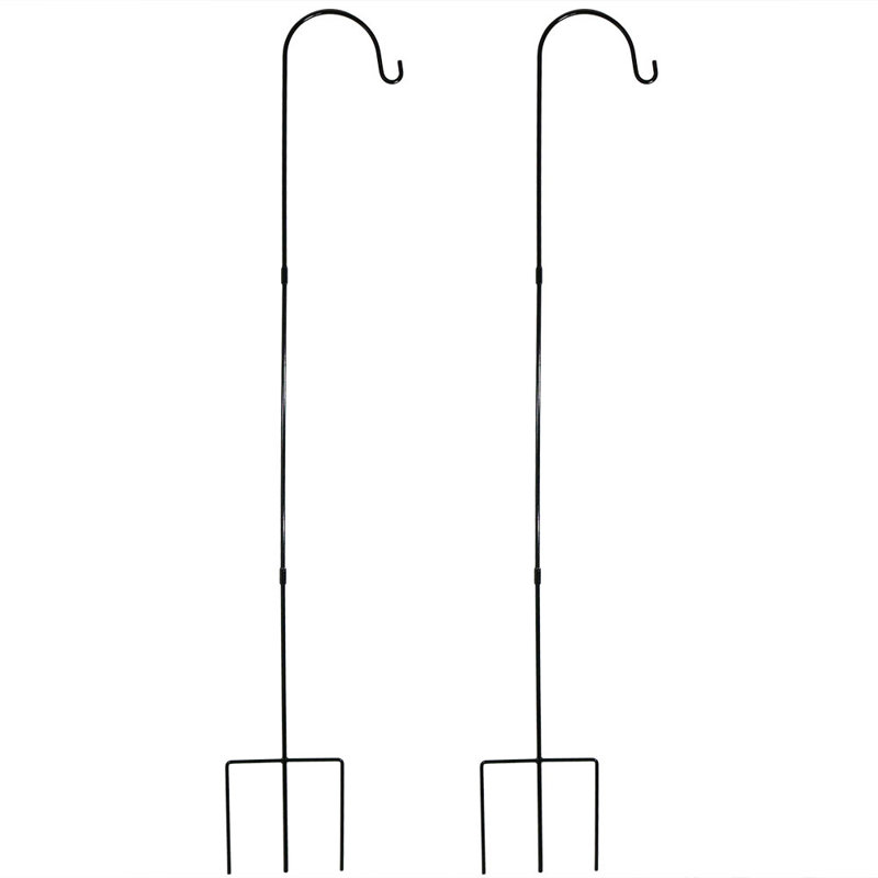 Jepson Steel Hanging Hook, 82" H x 11" W x 1" D, Black