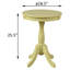 Table d'appoint ACME d'Alger, jaune clair-33419722-111570996