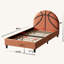 Basketball Design Upholstered Platform Bed Sport Style Bed For Teens