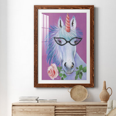 Licorne III - peinture encadrée
