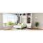 Lit blanc avec tablettes et armoires - Lit double économe en espace, avec casiers, armoires et construction fiable