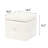 Cube Boucle Upholstered Storage Ottoman-1474341451