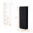 Kitchen 5-Shelf Pantry Cabinet - Black, Ample Storage Capacity In Black Option-1618440406