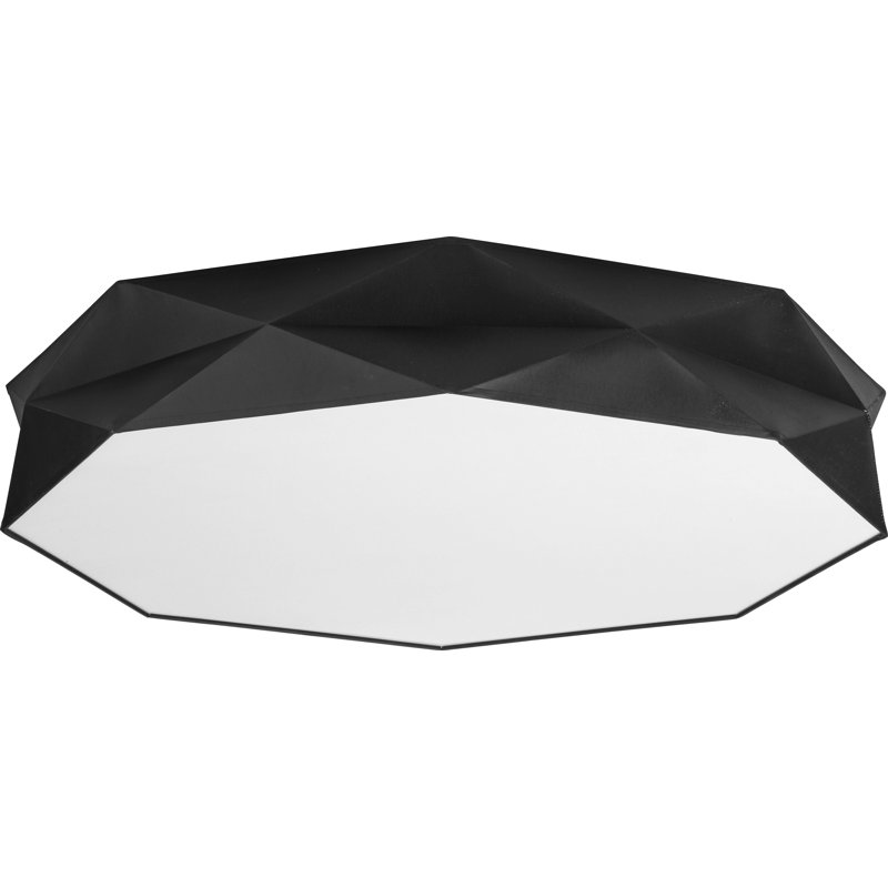 Lucien Flush Mount, Black