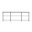 Vienna Low Bookcase W/ Glass Top-1055280817-1055280818