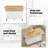 Kitchen Island With Drop Leaf Countertop, Rolling Kitchen Island Cart , Barn Door Kitchen Island Table With Storage Cabinet And Tower Rack, Island Table On Wheels For Kitchen-1575228401