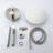 10 Inch Shower Head And Handheld In Brushed Nickel For Bathroom Refresh With