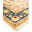 Tapis unique jaune / rouge / bleu noué à la main 6 pi x 8 pi 10 po Tupou Mogul