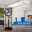 Simple Deluxe Industrial Stand Fan, 18 Inch-69555569