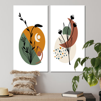 «Scandinavian Abstract Minimalistic Geometrics IV», ensemble de 2 imprimés