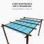 Pergola en aluminium mauve avec auvent-80546448-96845815