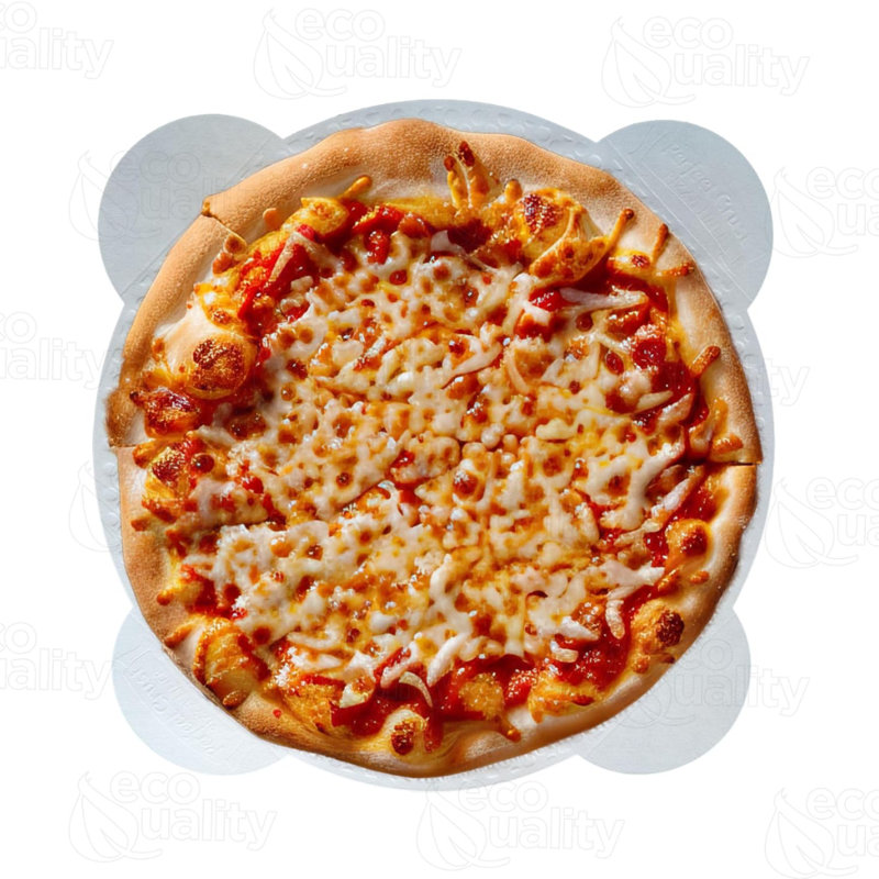 Doublures de pizza rondes en papier 9 pouces Ecoqualité, doublures jetables résistantes à la graisse pour la pizza, la restauration, les restaurants et les événements (250)