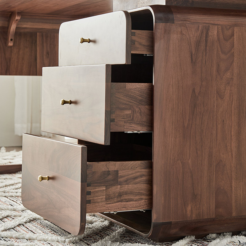 Bureau domestique en bois massif