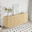Buffet 4 portes à rayures verticales Ebern Designs-1606387304