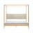 Harbor Canopy Bed with Upholstered Headboard, -826126031-826126024