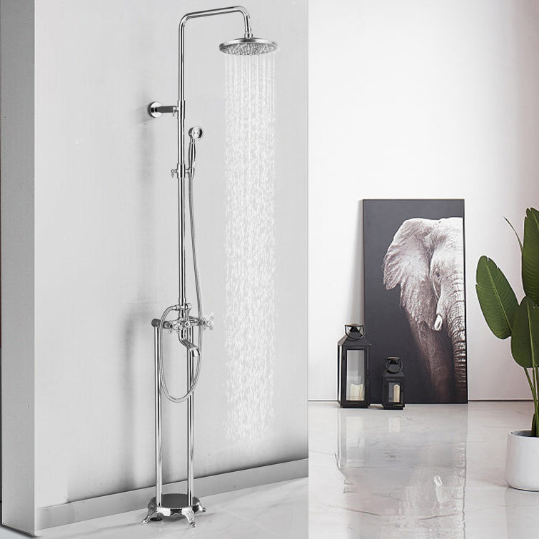 AlenArtWater Freestanding Bathtub Faucet Floor Mount Tub Filler with ...