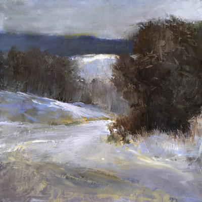 «Down Slope» par Sheila Finch - peinture sur toile tendue