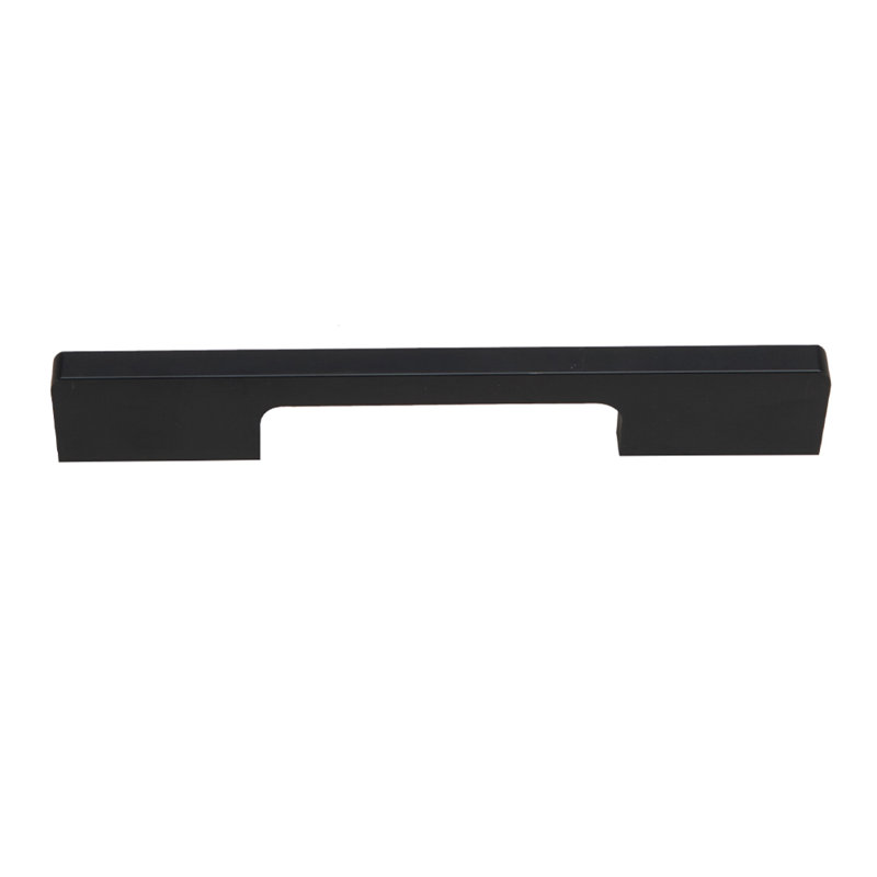 2Pcs Matte Black Furniture Handles, 128mm