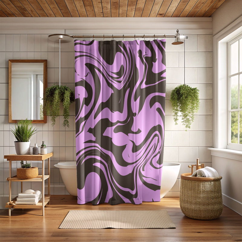 Rideau de douche Choco Cover - Premium, H 74 po x l 71 po
