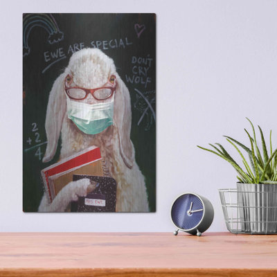 Luxe Metal Art 'Back To School - Teacher' By Lucia " Back To School - Teacher " by Lucia Heffernan