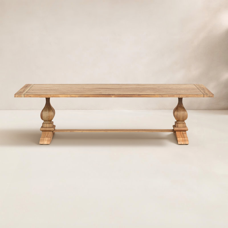 Novell Outdoor Dining Table-111"-Natural