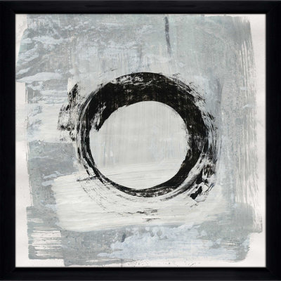 «Zen Circle I Crop», reproduction de peinture acrylique