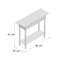 Brookshire 239.22cm Solid Wood Console Table-1734254986