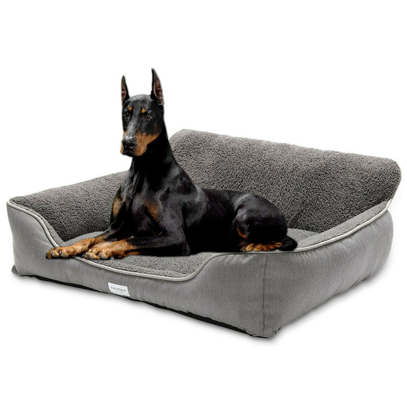Canapé pour chien, Très grand (l 40 po x P 31 po x H 10 po), gris