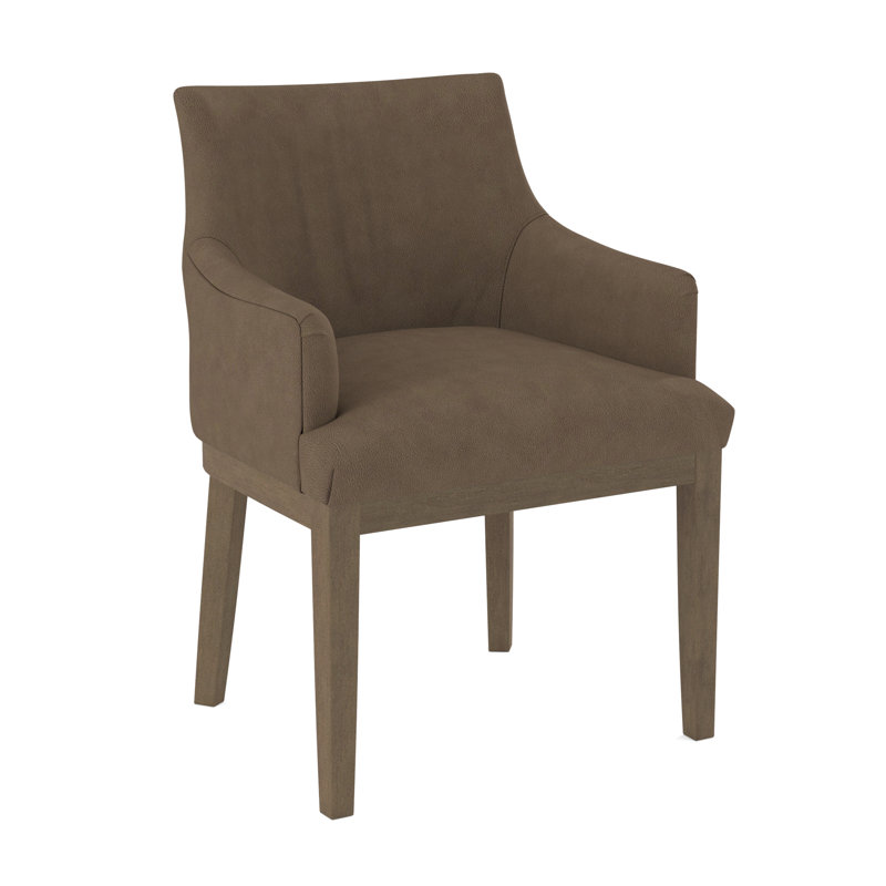 19'' H Upholstered Armchair, Weathered Gray, Applause Bray