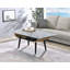 Table basse Landon de 47 po avec plateau en verre marbré gris et bois cintré-2139316193
