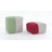 Nate 20"W Cotton Square Pattern Pouf-1289111692